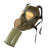 Original U.S. WWII M1A1 Training Gas Mask in Original Bag with Braided Rope Original Items