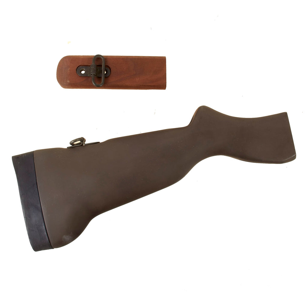 Original U.S. Vietnam War M79 Grenade Launcher Stock and Handguard Assembly NOS in Wrapper - Dated July 1974 Original Items
