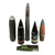 Original U.S. WWII Era Ordnance Projectile Lot - 6 Items Total Original Items