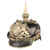 Original German WWI Bavarian Model 1895 Infantry Officers Pickelhaube with Carry Case Original Items