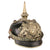 Original German WWI Bavarian Model 1895 Infantry Officers Pickelhaube with Carry Case Original Items
