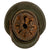 Original German WWII M42 Single Decal Army Heer Helmet with 56cm Liner & Chinstrap - Stamped ET66 Original Items