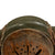 Original German WWII M42 Single Decal Army Heer Helmet with 56cm Liner & Chinstrap - Stamped ET66 Original Items