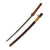 Original WWII Japanese Type 98 Shin-Gunto Handmade Katana Sword by MASAYASU with Lacquered Wooden Scabbard Original Items