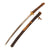 Original Japanese WWII Type 98 Shin-Gunto Katana Sword with Handmade Blade and Labeled Fabric Covered Wood Scabbard Original Items