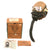 Original U.S. WWII Army Air Force Aviator Flight Helmet Set - AN6530 Goggles, A-14 Mask in Original Box, & AN-H-15 Helmet Original Items
