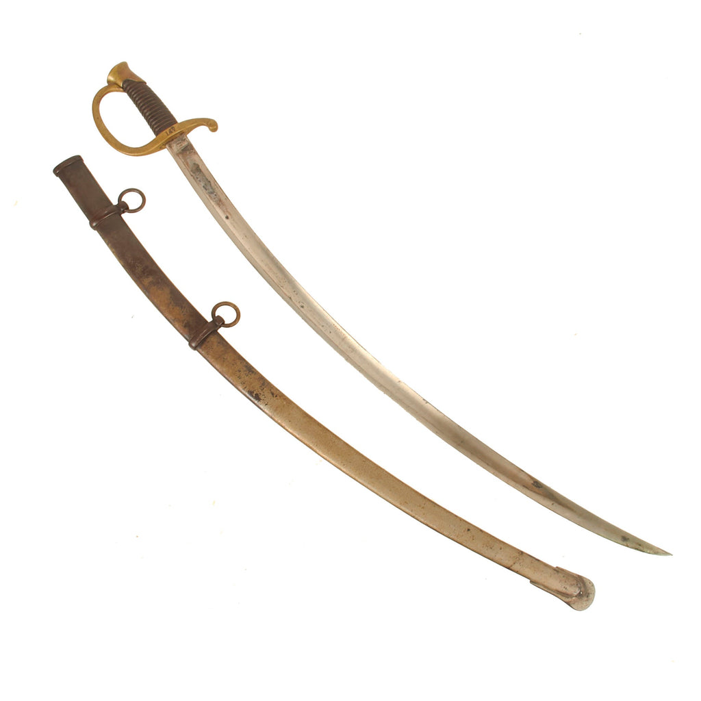 Original U.S. Civil War M-1840 Light Artillery Officers Saber by Ames Mfg. Co. with Scabbard - Dated 1862 Original Items
