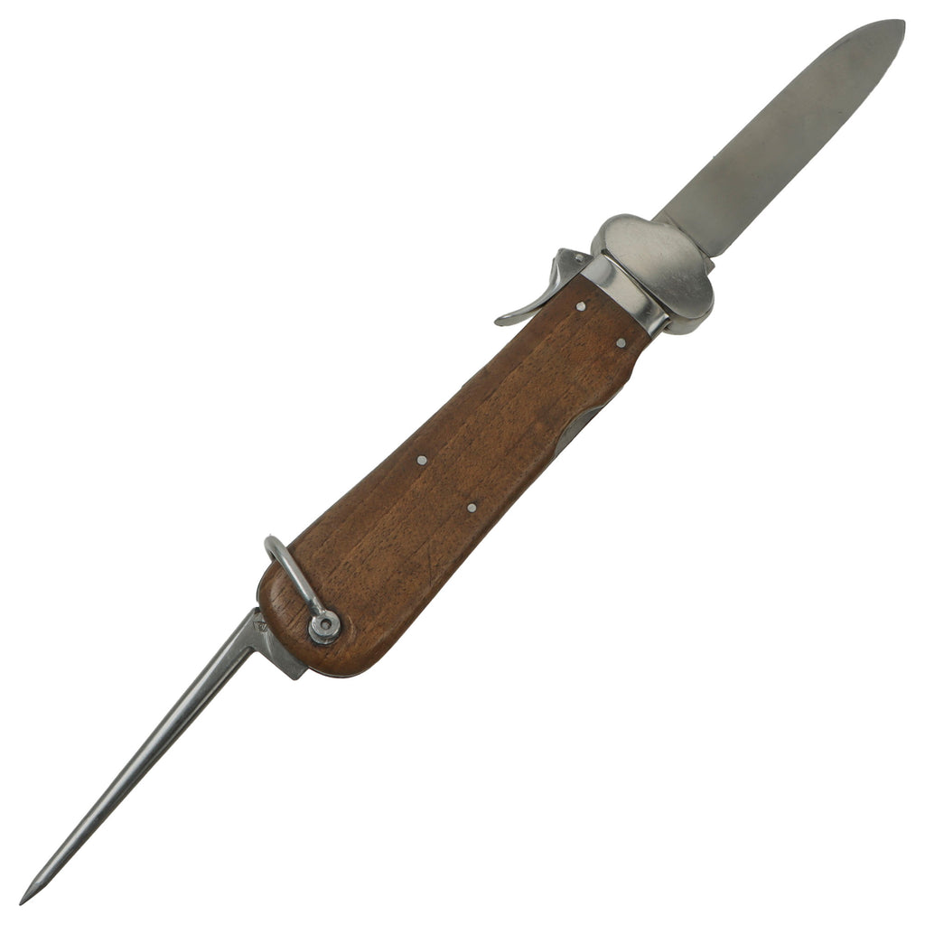Original German WWII Luftwaffe Gravity Knife by Solinger Metallwaren Fabrik with Waffen Proof - SMF Original Items