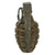Original U.S. WWII Inert MkII Pineapple Practice Grenade with Yellow Ring & M10A3 Fuze Original Items