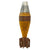 Original U.S. WWII 1942 Dated M49A2 60mm Deactivated High Explosive Mortar Round with 1942 Dated Fuse and Original Paint - Inert Original Items