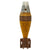 Original U.S. WWII 1942 Dated M49A2 60mm Deactivated High Explosive Mortar Round with 1942 Dated Fuse and Original Paint - Inert Original Items
