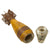 Original U.S. WWII 1942 Dated M49A2 60mm Deactivated High Explosive Mortar Round with 1942 Dated Fuse and Original Paint - Inert Original Items