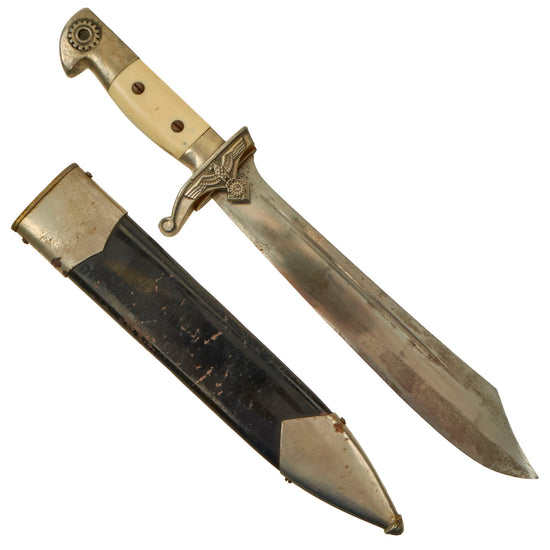 Original German WWII TeNo Technical Emergency Corps Enlisted Hewer by Carl Eickhorn with Scabbard - Matching Serial 3772 Original Items