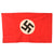 Original German WWII NSDAP Single Sided National Political Banner Flag - 49" x 29" Original Items