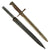 Original U.S. Spanish American War Model 1892 Krag Rifle Bayonet and First Pattern Scabbard - Dated 1895 Original Items