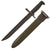 Original U.S. WWII M1905E1 M1 Garand 10 inch Cut Down Bayonet by Springfield Armory Dated 1918 with M7 Scabbard Original Items