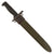 Original U.S. WWII M1905E1 M1 Garand 10 inch Cut Down Bayonet by Springfield Armory Dated 1918 with M7 Scabbard Original Items