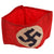 Original German WWII NSDAP & SA Multi-piece Cotton Armband with Printed Insignia Original Items