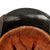 Original German Pre-WWII M34 Square Dip Early Style Fire Police Helmet with Double Decals and Aluminum Comb Original Items