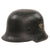 Original German WWII M34 Civic Square Dip NSDAP Double Decal Police Steel Helmet with 56cm Liner and Broken Chinstrap - Ordnungspolizei