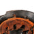 DRAFT Original German WWII M34 Civic Square Dip Aluminum Fire Police Helmet by BXF with Double Decals in 57cm - Feuerwehr Helmet (Copy) Original Items