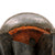 Original German WWII M34 Civic Square Dip Bright Aluminum Fire Police Helmet in 55cm with Double Decals and Neck Shield - Feuerwehr Helmet Original Items