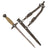 Original WWII German 2nd Model Luftwaffe Dagger by ALCOSO of Solingen with Scabbard and Hanger - circa 1939 Original Items