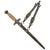 Original WWII German 2nd Model Luftwaffe Dagger by ALCOSO of Solingen with Scabbard and Hanger - circa 1939 Original Items