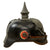 Original Imperial German WWI Complete Unit-Marked Prussian EM/NCO Infantry M1915 Pickelhaube Spiked Helmet - 138th Infantry Regiment Original Items