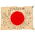 Original Japanese WWII Hand-Painted Silk Good Luck Flag with Lots of Signatures - 29 x 41” Original Items