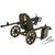 Original Soviet Polish Cold War 1953 Dated SGM WZ.43 Goryunov Display Machine Gun with Wheeled Mount, Belt, and Internals Original Items