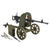 Original Soviet Polish Cold War 1953 Dated SGM WZ.43 Goryunov Display Machine Gun with Wheeled Mount, Belt, and Internals Original Items