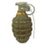 Original U.S. WWII Inert MkII Pineapple Grenade with Yellow Ring & M10A1 Fuze Original Items