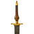 Original English / French High End Plug Bayonet with Original Gilt Finish & Horn Grip in Arsenic-Dyed Sharkskin Scabbard - Circa 1680 Original Items