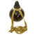 Original Japanese WWII Type 4 Ceramic Inert Hand Grenade in Glaze Brown with Replacement Fuze Assembly Original Items