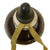 Original Japanese WWII Type 4 Ceramic Inert Hand Grenade in Glaze Brown with Replacement Fuze Assembly Original Items