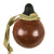 Original Japanese WWII Type 4 Ceramic Inert Hand Grenade in Glaze Brown with Replacement Fuze Assembly Original Items