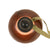 Original Japanese WWII Type 4 Ceramic Inert Hand Grenade in Glaze Brown with Replacement Fuze Assembly Original Items