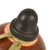Original Japanese WWII Type 4 Ceramic Inert Hand Grenade in Glaze Brown with Replacement Fuze Assembly Original Items