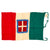 Original Italian WWII Tremendous Kingdom of Italy Flag with Original Paper Hang Tag - 31 x 47” Original Items