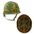 Original U.S. Vietnam War M1-C Paratrooper Helmet with Reversible Camouflage Cover - Complete Original Items