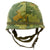 Original U.S. Vietnam War M1-C Paratrooper Helmet with Reversible Camouflage Cover - Complete Original Items