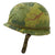 Original U.S. Vietnam War M1-C Paratrooper Helmet with Reversible Camouflage Cover - Complete Original Items