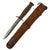 Original U.S. WWII M3 Blade Marked Fighting Knife by Camillus with Personalized M6 Leather Scabbard Original Items