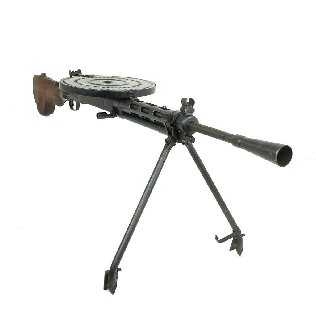 Original Soviet WWII Era Degtyaryov DP 28 Display Light Machine Gun Serial CE179 with Pan Magazine & Bipod Original Items