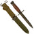 Original U.S. WWII M4 Bayonet for the M1 Carbine by IMPERIAL with M8 Scabbard by B.M. Co Original Items