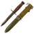 Original U.S. WWII M4 Bayonet for the M1 Carbine by IMPERIAL with M8 Scabbard by B.M. Co Original Items