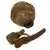 Original French WWI Model 1914 OF1 Egg Hand Grenade with MLE 1935 Fuse - Inert Original Items