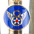 Original U.S. WWII 8th Air Force Silver Presentation Cup with British Hallmarks for 1943 in Original Embossed Silk & Velvet Lined Case Original Items