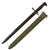 Original WWII U.S. Navy Mark 1 Plastic Training Bayonet by P.B. Co. with USN Mk1 Scabbard Original Items